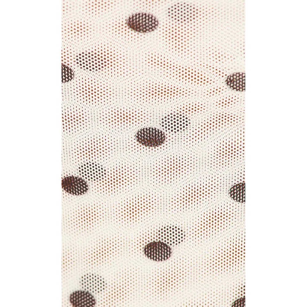 Intimately FP Printed Night Rhythm Corset Bodysuit Large White Dot coquette mesh - Picture 6 of 13